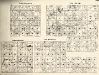 Taylor County - Deer Creek, Rib Lake, Hammel, Greenwood, Wisconsin State Atlas 1930c
